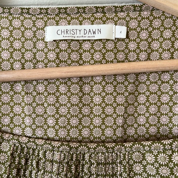 Christy Dawn Stella Dress Willow Daisy Dot Size Large - Picture 5 of 6